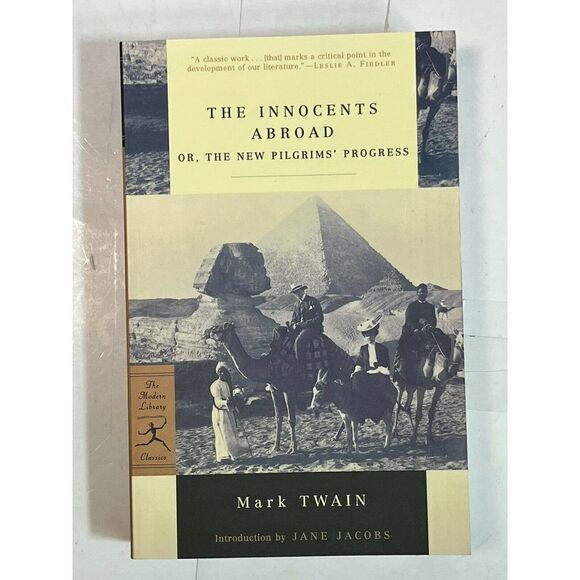 The Innocents Abroad: Or the New Pilgrim's Jane Jacobs New Paperback Luggage Tag - Picture 2 of 8